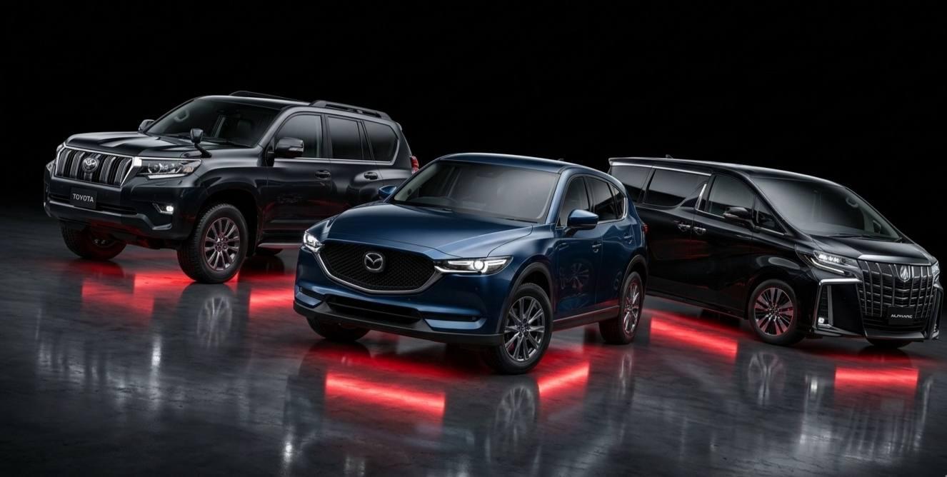 Импорт автомобилей из Японии — Toyota Land Cruiser Prado, Mazda CX-5, Toyota Alphard